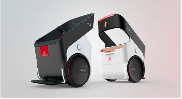 장애인 승객 위한 1인용 공항 자율차량 PriestmanGoode designs vehicle to help people with reduced mobility navigate airports