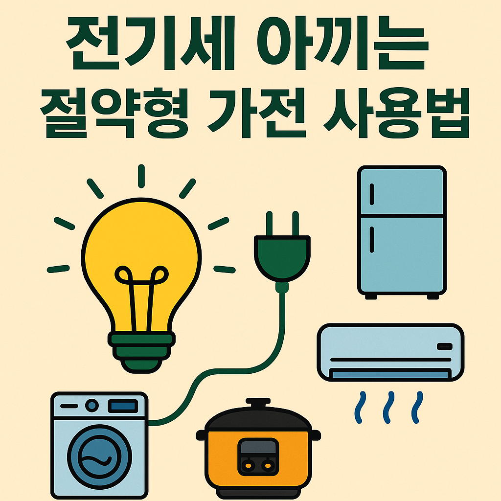 전기세 아끼는 절약형 가전 사용법