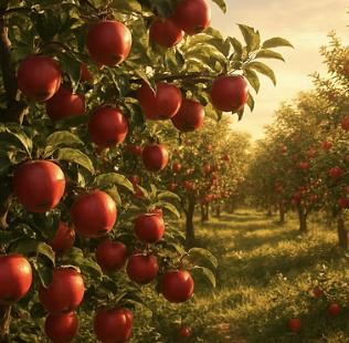 빨갛고 맛있는 사과 수확의 핵심&amp;#44; 사과나무 인공수분과 봉지 씌우기