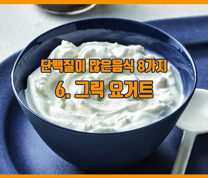 단백질이 많은음식 그릭 요거트
