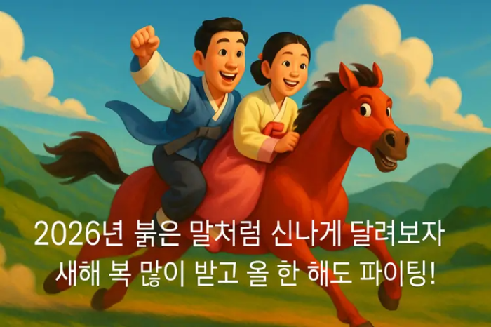 친구 유쾌한 인사 이미지 말타고 달리는 남녀