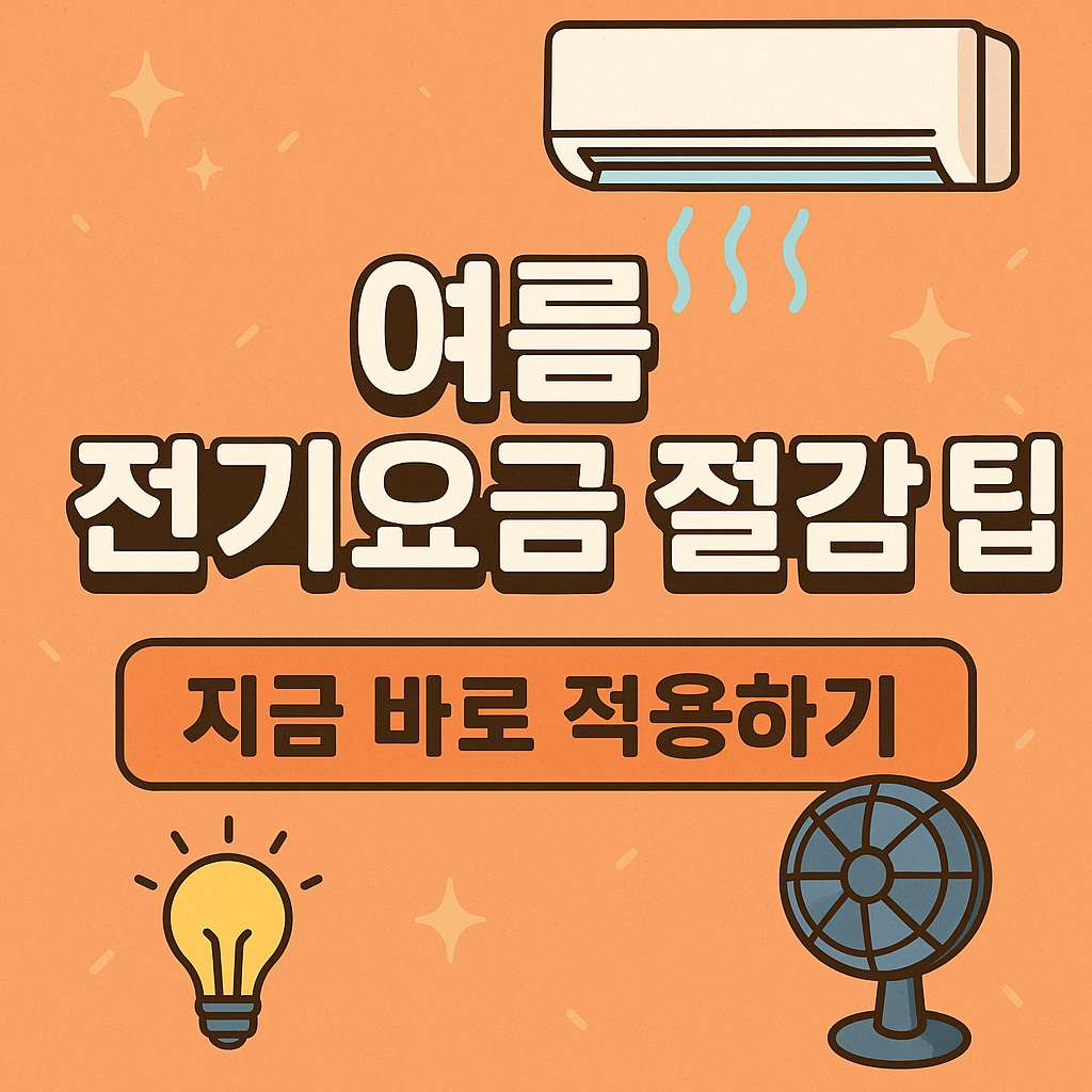 여름 전기요금 절감 팁