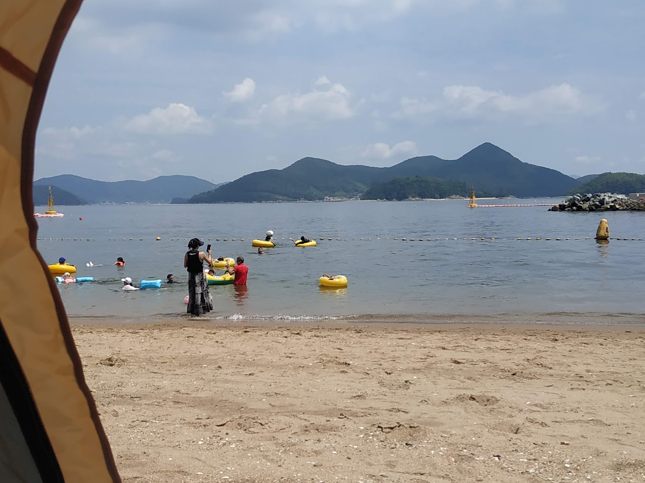 통영수륙해수욕장