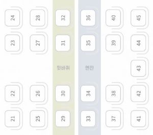 일반고속 좌석배치도 2