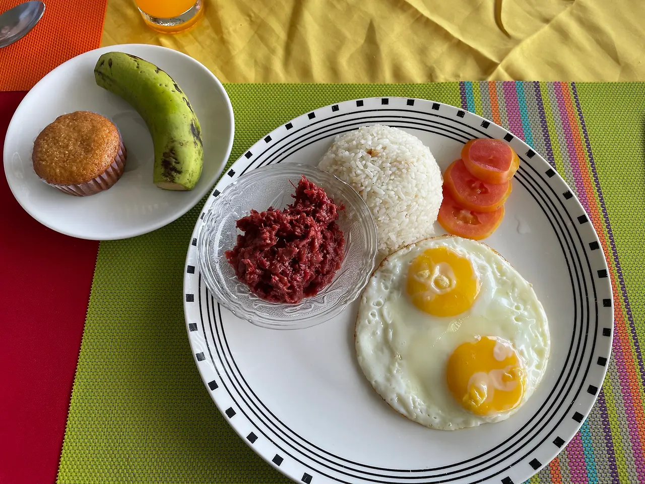 corned beef 조식 메뉴