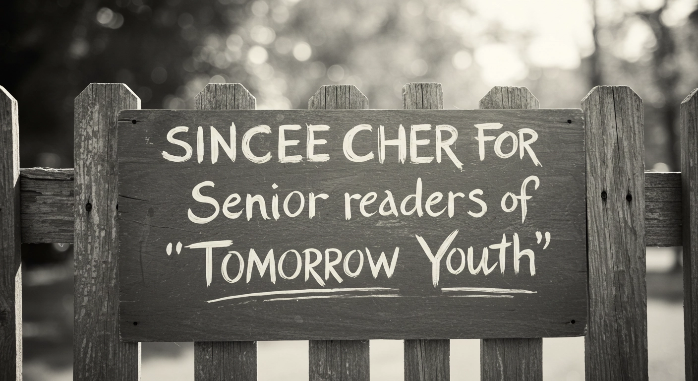 '내일도청춘' 시니어 독자들을 진심으로 응원하는 메시지