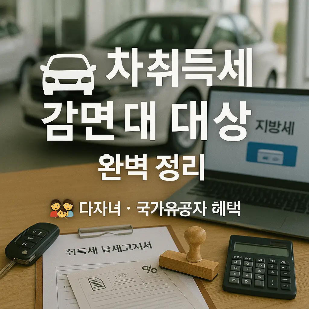 취득세 감면 시 주의사항
