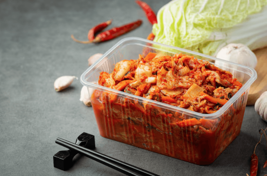 새로 만든 김치