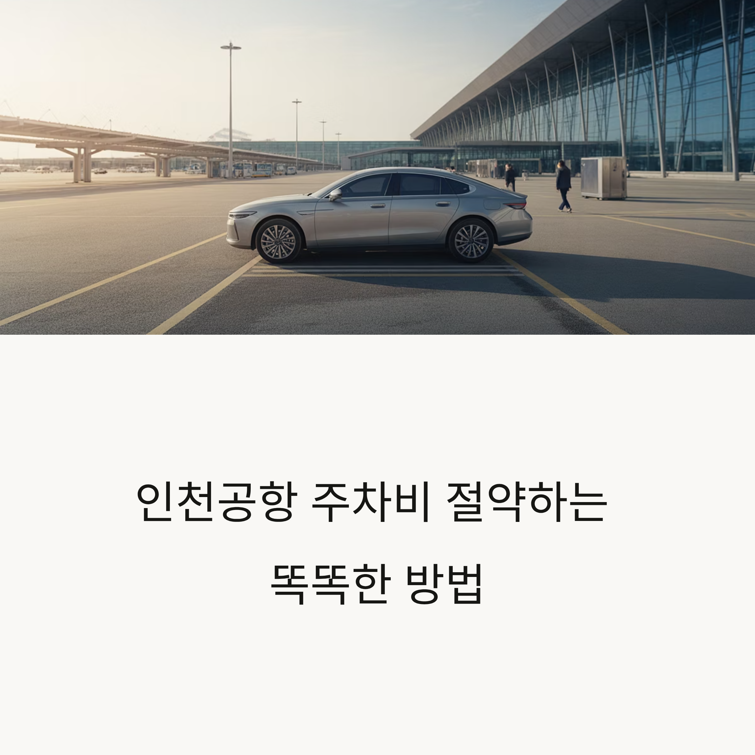 인천공항 주차비 절약하는 똑똑한 방법