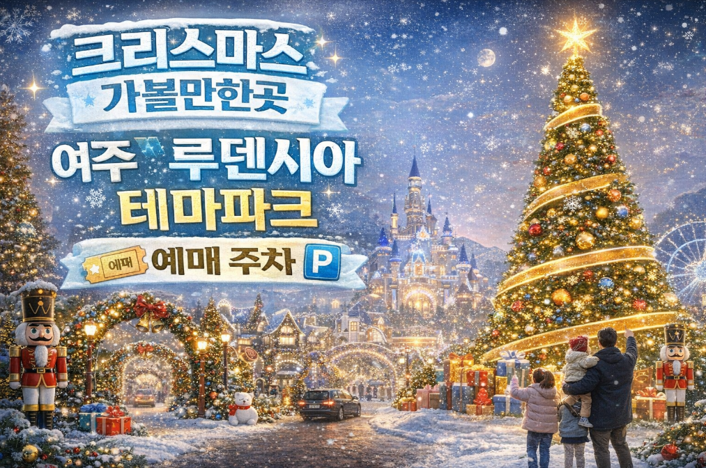 크리스마스 여주 루덴시아 예매부터 주차까지 완벽 가이드