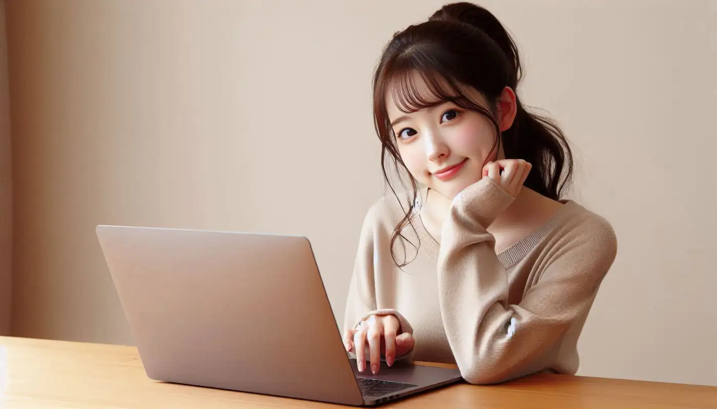 고교학점제-과목-종류를-알아보고-공부하는-여성의-모습