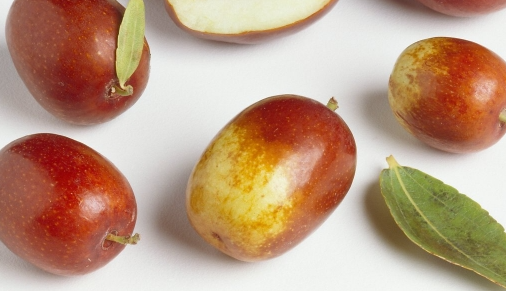 대추-알맹이와-잎사귀