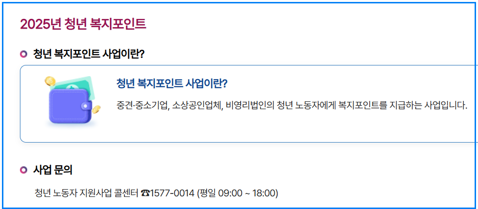 2025 경기도 청년복지포인트 2차 신청방법