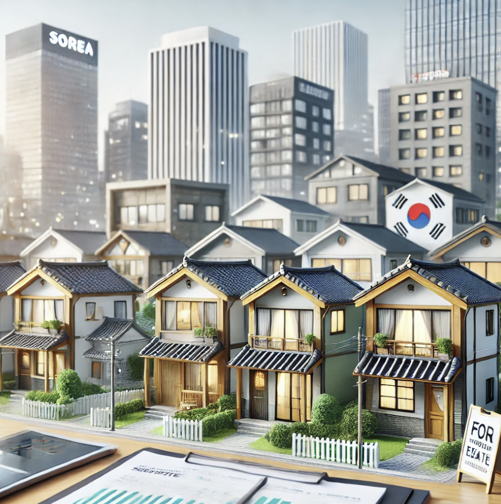 다양한 주택 유형이 있는 주거 단지 모습