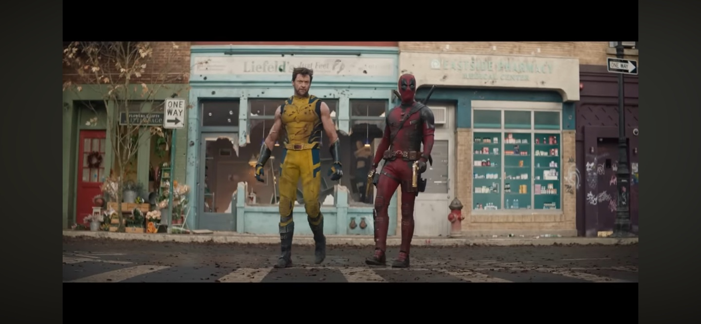 영화 주요장면 - 데드풀과 울버린 대환장 파티의 시작