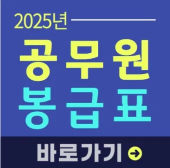 2025년 공무원 봉금표 인상률_21