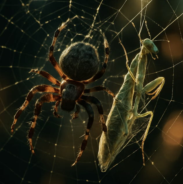 보이지 않는 함정&amp;#44; 거미