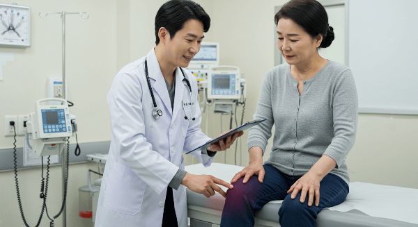 무릎에 물이 차는 증상 원인 치료 사진 7