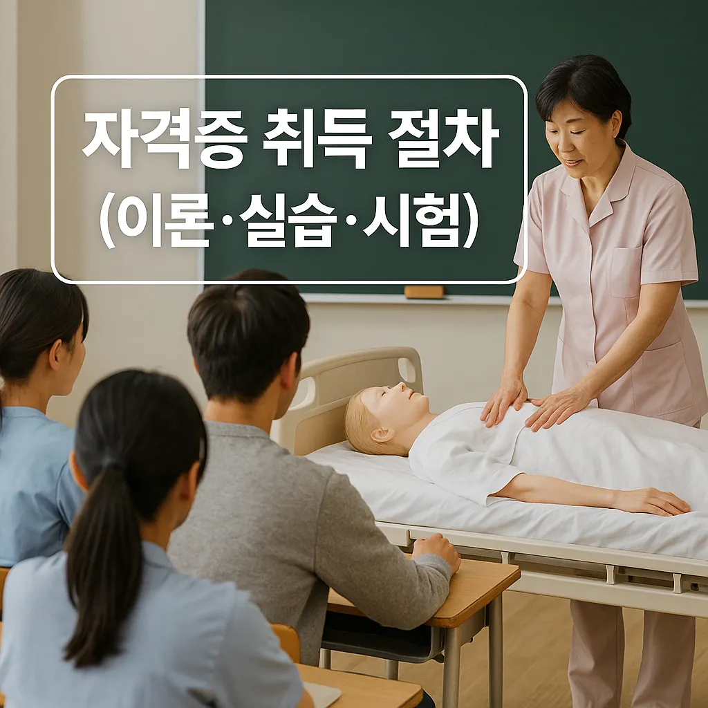 국비 요양보호사 자격증 취득방법