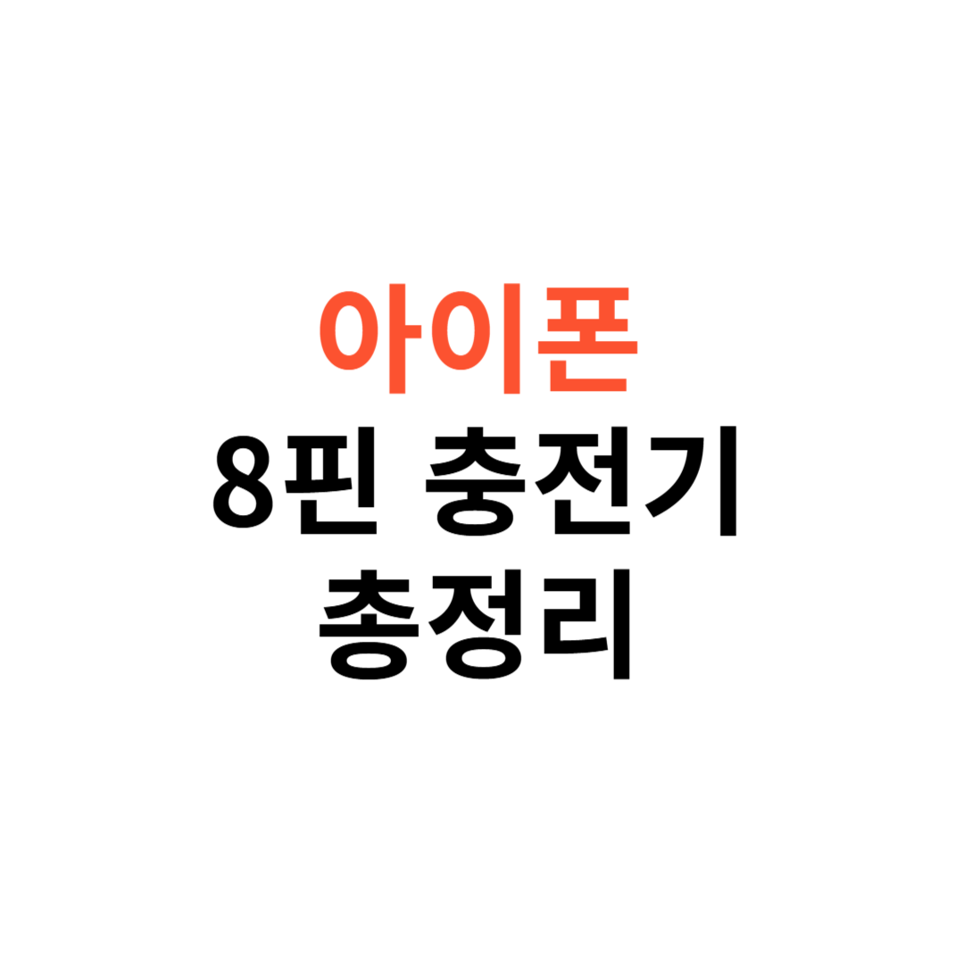 아이폰 8핀 충전기