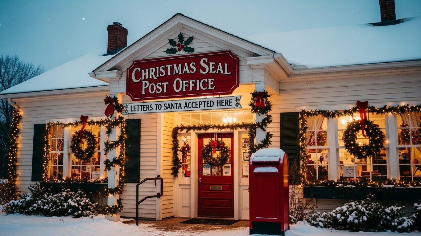 크리스마스 씰 우체국