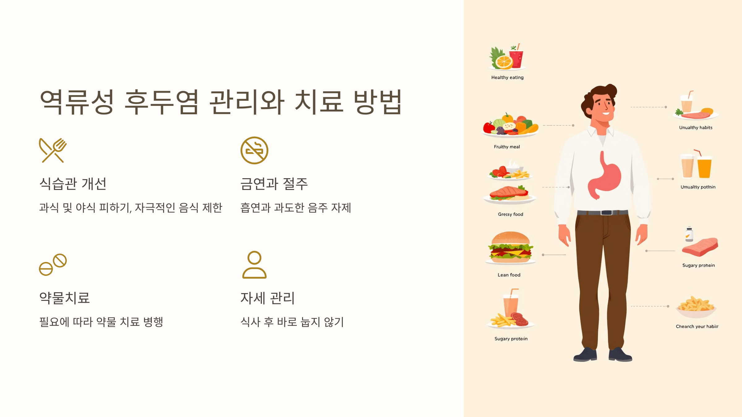 역류성 후두염과 관련된 사진입니다.