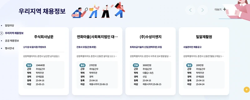춘천일자리지원센터-2025년-4월