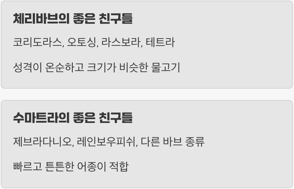 합사, 누구와 함께 살 수 있을까?