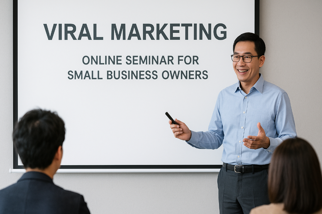 바이럴마케팅 교육으로 중소기업 사장 대상 온라인 강의