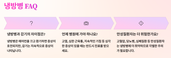 냉방병 약 추천, 증상, 치료법 및 예방법, 좋은음식