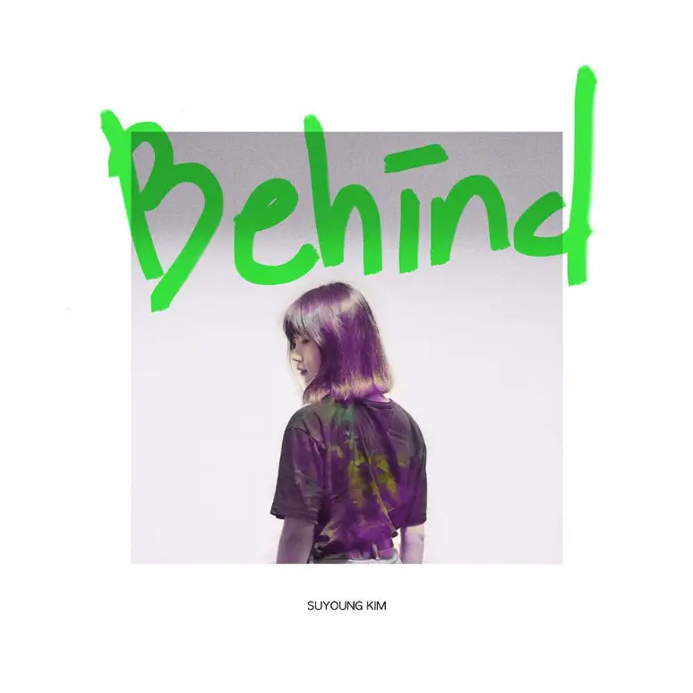 싱어게인 3- 흰바탕 안 정사각형 60호 가수의 뒷모습에 살짝 뒤돌아본 앨범표지