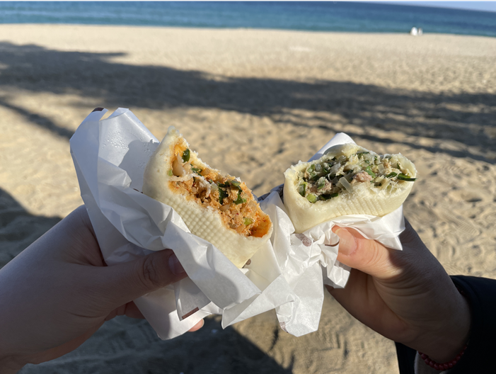 곰돌이왕만두 강릉중앙시장 곰돌이왕만두 왕만두 굴림만두 찐빵 납작만두