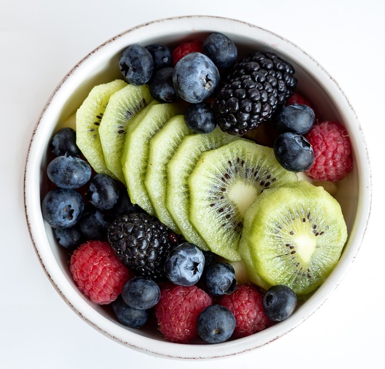 구강 건강에 좋은 과일과 채소 이미지