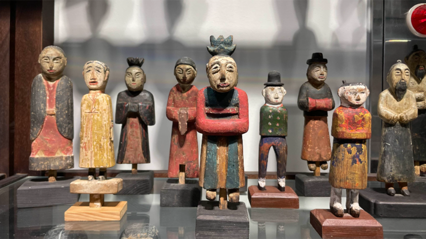 본태미술관 제4관 피안으로 가는길의 동반자 '꼭두'