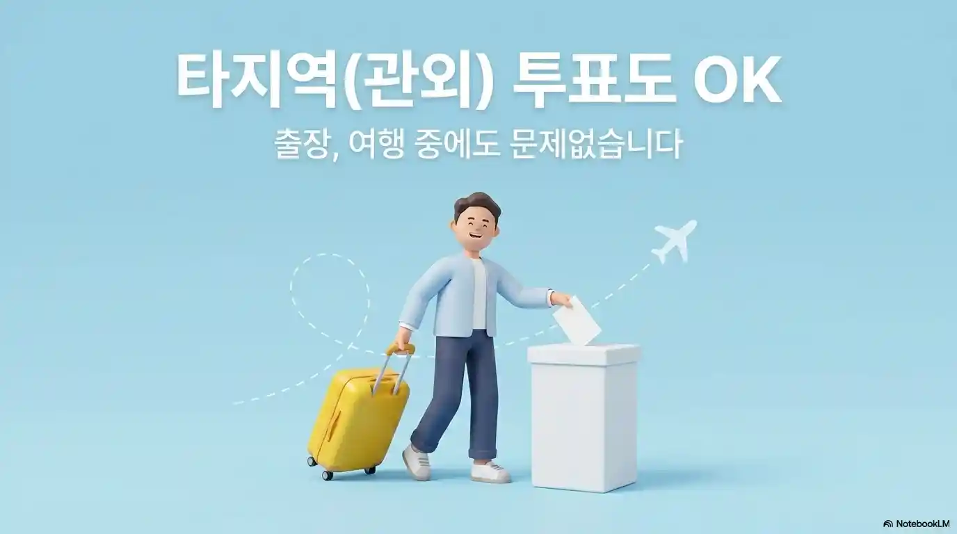 사전투표 시간 완벽 정리-타지역 사전투표소에서 투표 가능