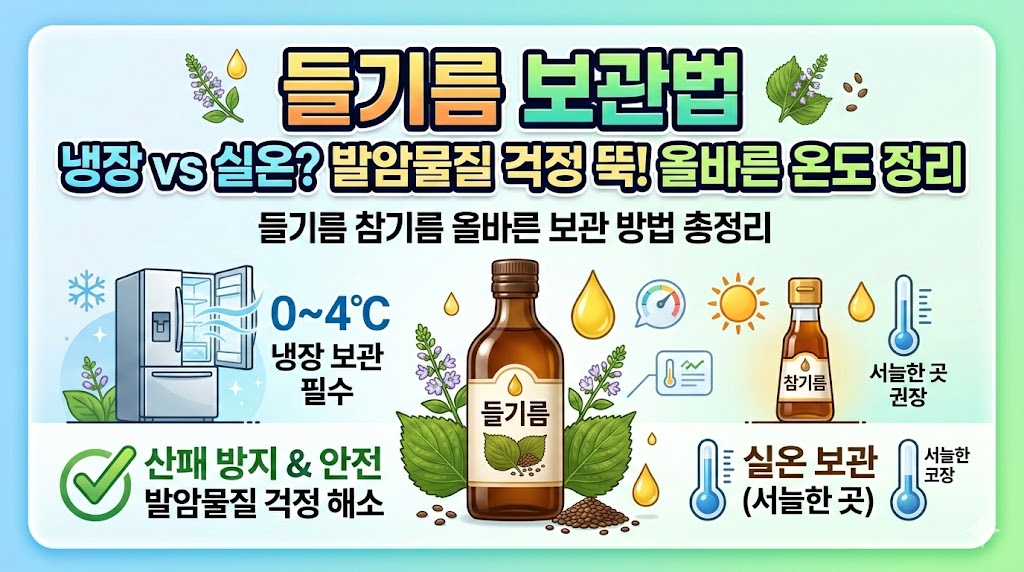 들기름 보관법