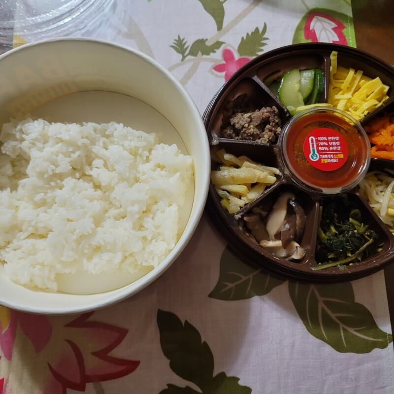 세븐일레븐도시락-주현영-비빔밥-사진