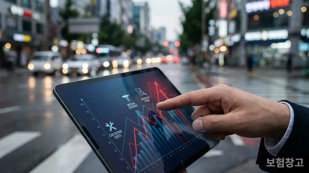 2026년 자동차보험료 인상 요인을 분석하는 한국인