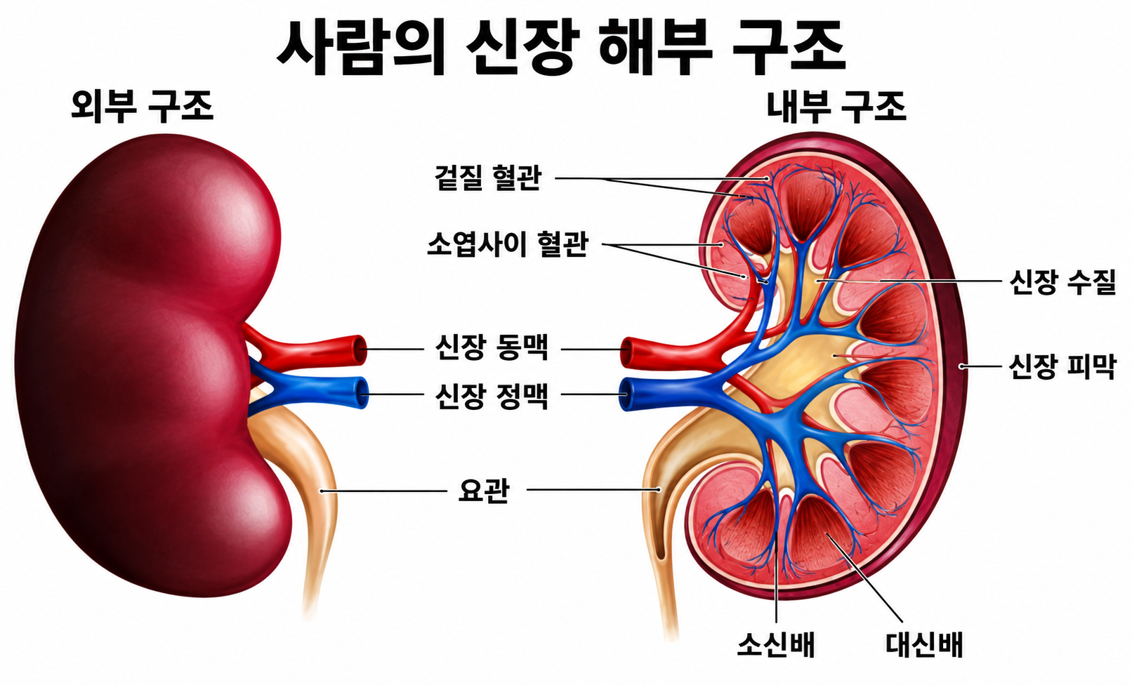 신장구조, 수분과 전해질의 균형