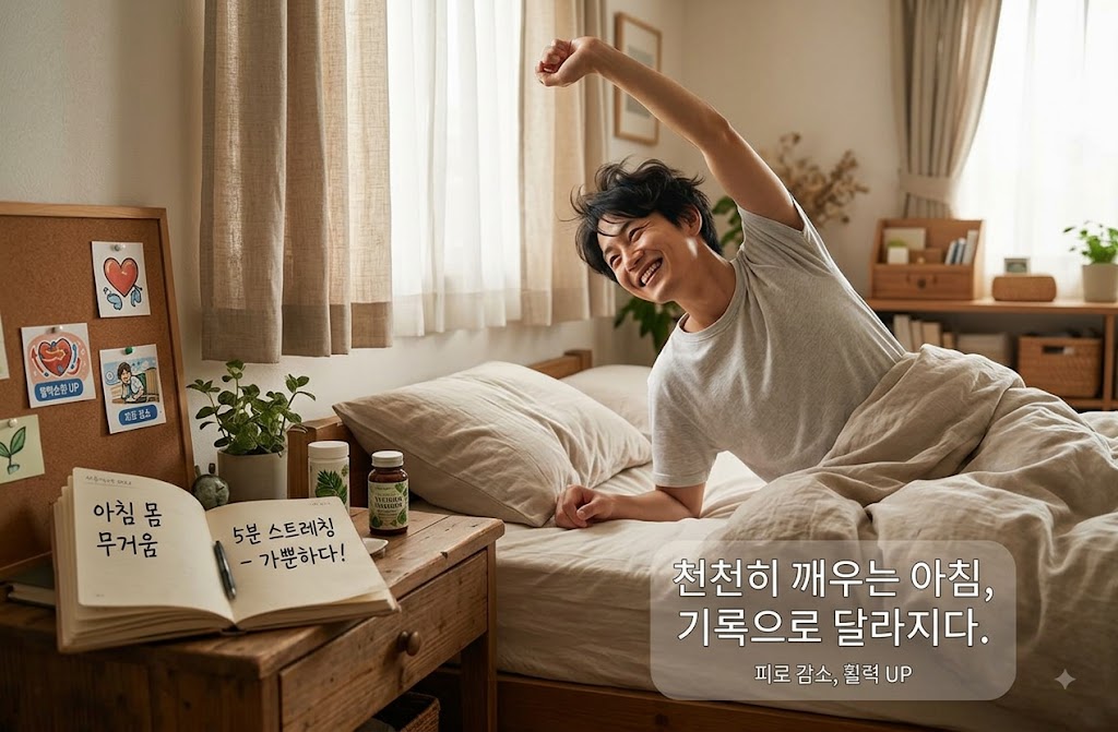 아침마다 몸이 뻣뻣했던 이유를 기록하다가 달라진 것들