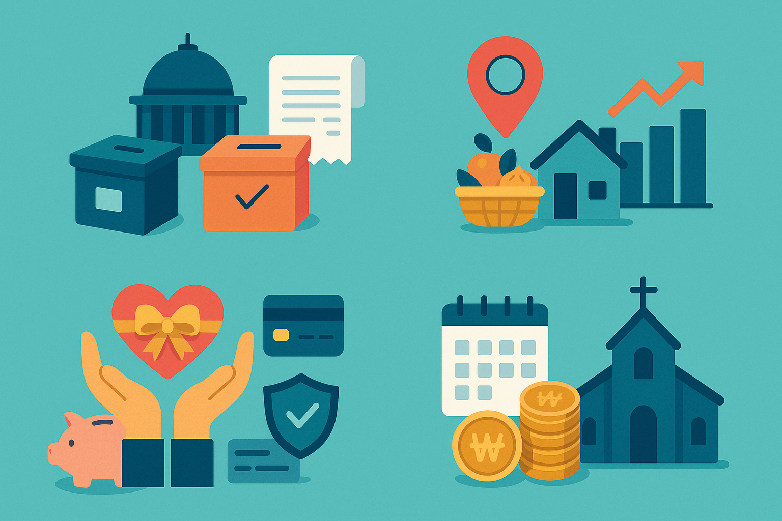 연말정산 환급을 키우는 기부금 세액공제 완전정복: 법정(특례)·지정기부금·정치자금·고향사랑기부금 한도/공제율/이월공제 총정리