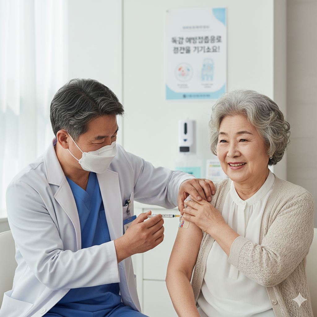울산시 독감 무료 접종 - 사진