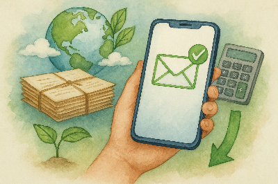 종이 대신 디지털 청구서, 환경을 바꾸는 작은 선택