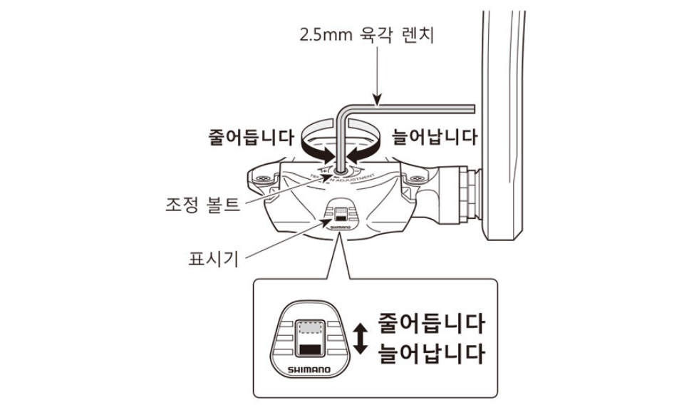 장력조절 설명서