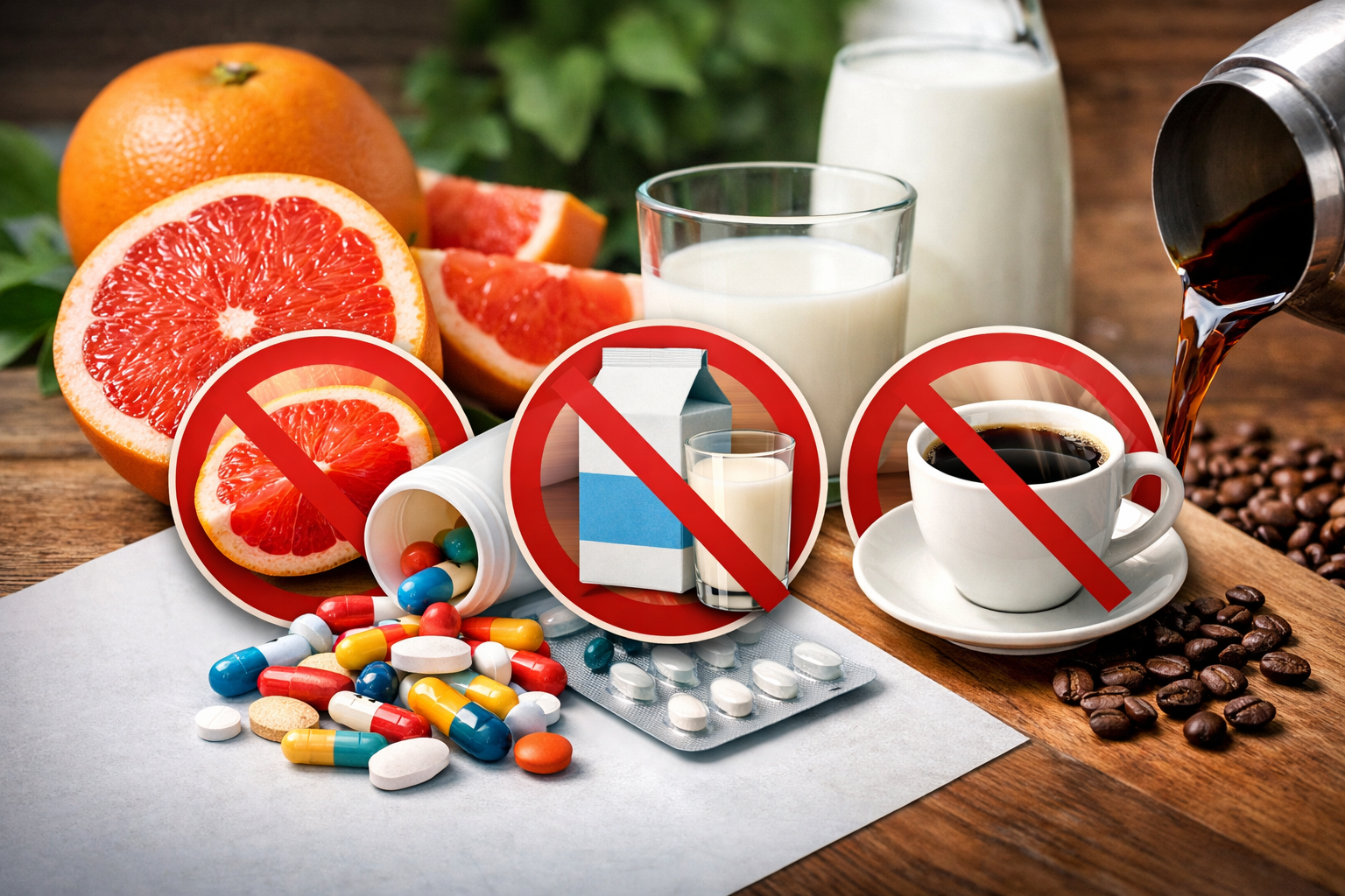 약 먹을 때 피해야 할 음식