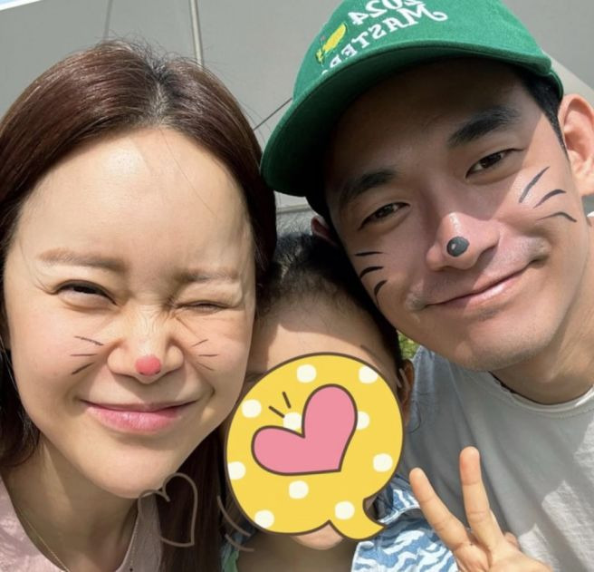백지영 정하임 정석원 가족 사진