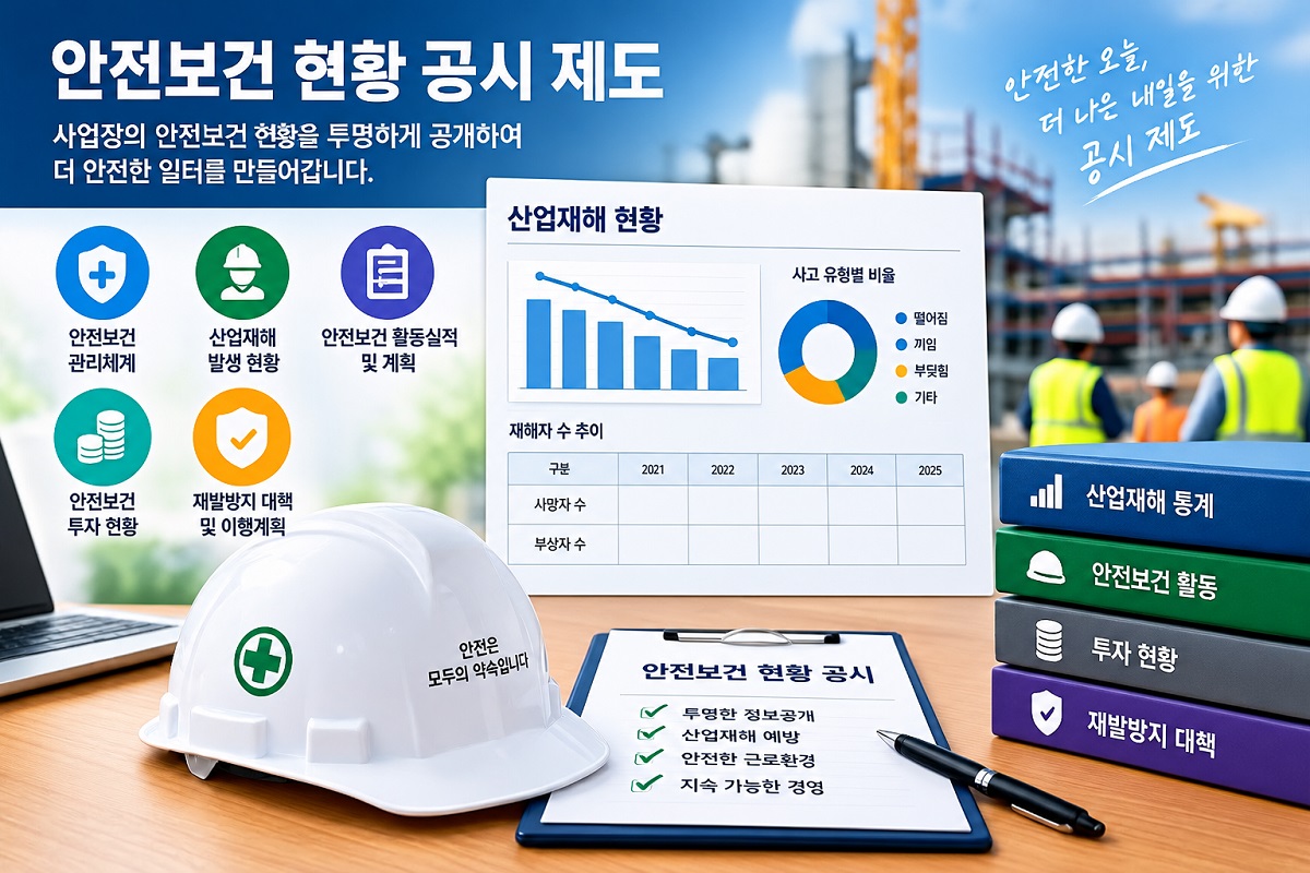 안전보건 현황 공시 제도와 기업의 안전보건관리 및 산업재해 현황