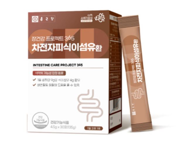 장건강 프로젝트365 차전자피 식이섬유환
