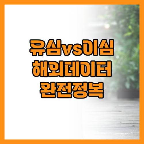 가장 경제적인 해외 데이터 사용법 유..
