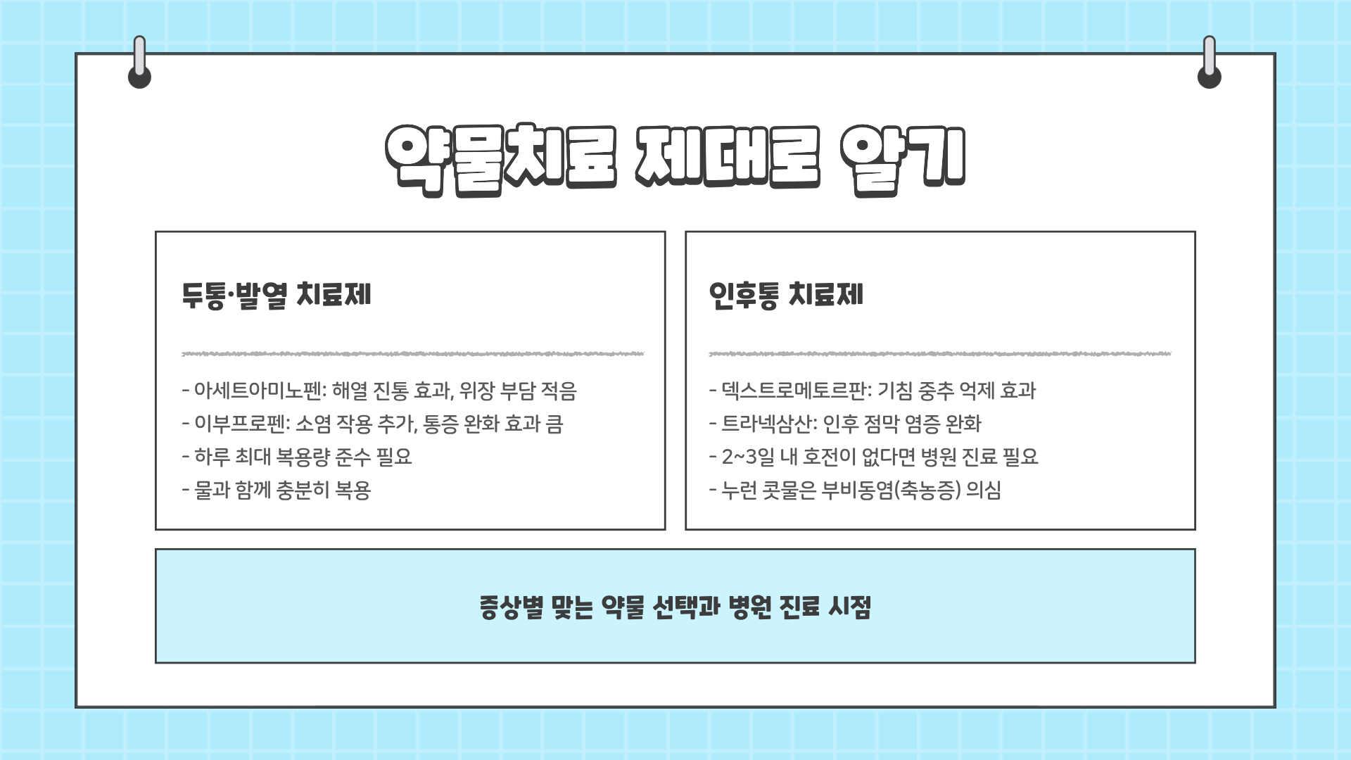 하루라도 빨리 낫고 싶다면! 코감기 빨리 낫는법 완벽 정리